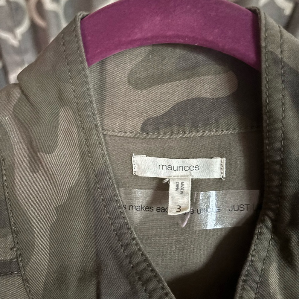 Maurices Camouflage Jacket